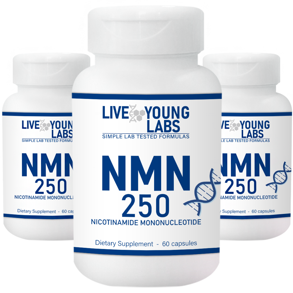 NMN 250mg 3 bottles - Nicotinamide Mononucleotide - NAD+ booster (60 c ...